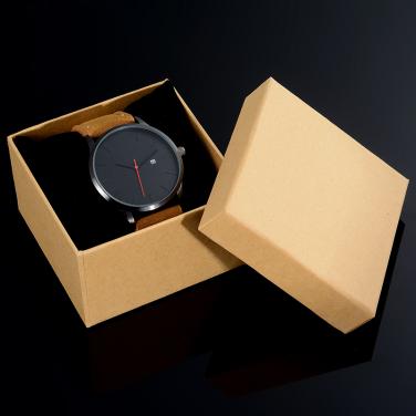 Natural brown watch gift packing box