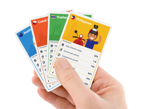 Learn paper play card