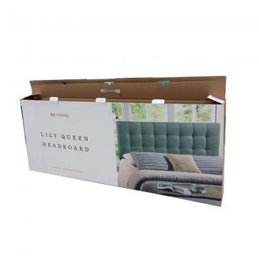 Double Wall Corrugated Cardboard Headboard Shipping Box