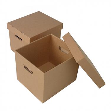 Recyclable paper material archive box