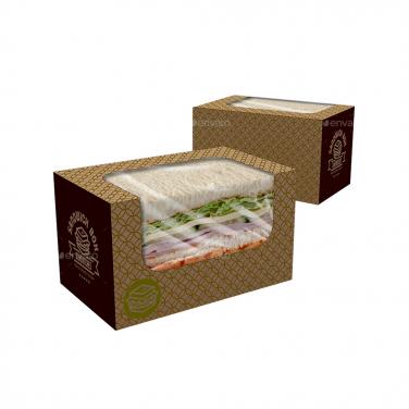 Sandwich Box With PVC Window