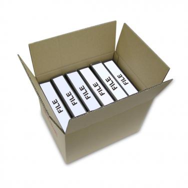 Double wall corrugated paper storage box