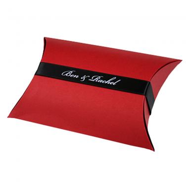 Custom Packaging Red Pillow Box