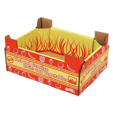 Custom printed recycled grape carton packaging box