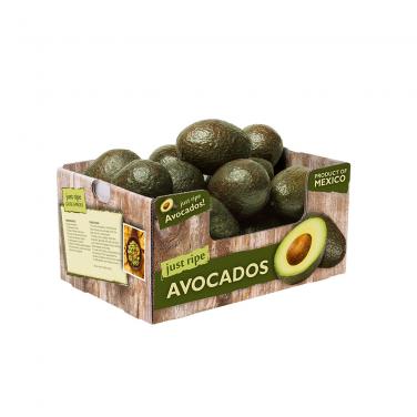 kraft corrugated paper custom colorful printing avocado box