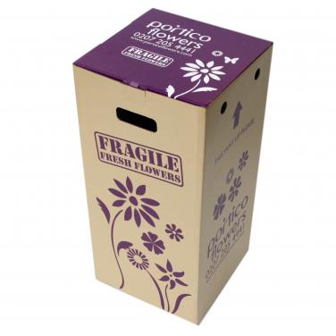 Custom design flower shipping box