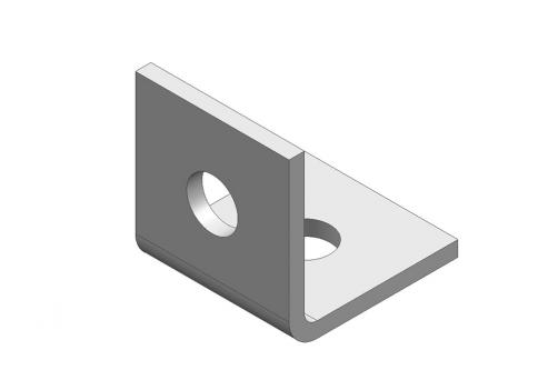 2 Hole 90° vertical Bend