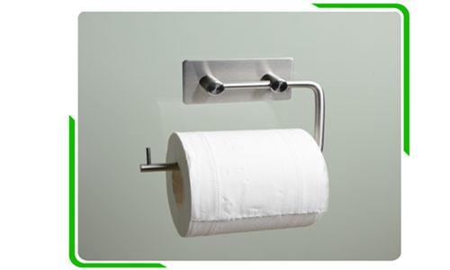 recessed kitchem modern paper towel holder shelf brushed stainless steel