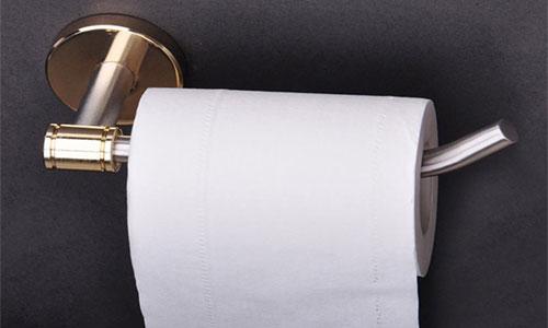 Awesome Metal Single Post Toilet Paper Holder