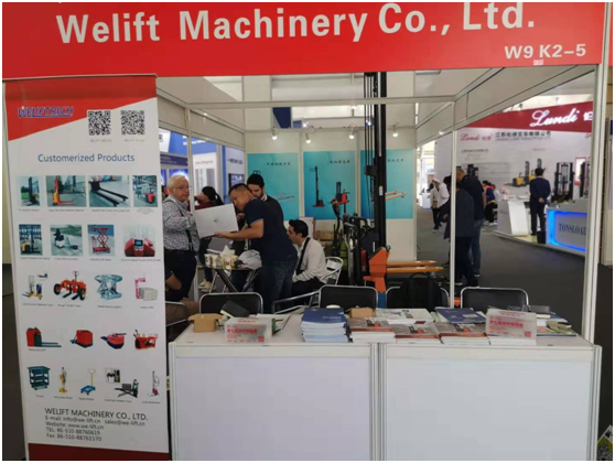 Welift Machinery participated in the “CeMAT Asia 2019” International Exhibition