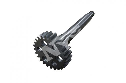 Metallurgy machinery soft tooth flank DIN class 6 gear shaft