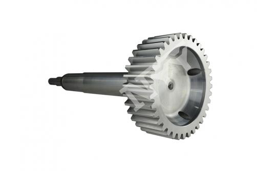 Metallurgy machinery soft tooth flank ISO grade 7 gear shaft