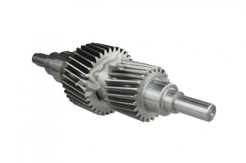 Metallurgy machinery soft tooth flank hot fit gear shaft