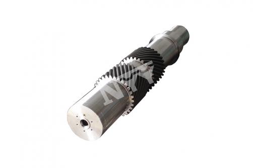 Steam turbo gearbox 42CrMo herribone gear shaft