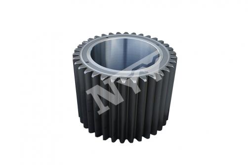 High speed train locomotive hard tooth flank spur gear