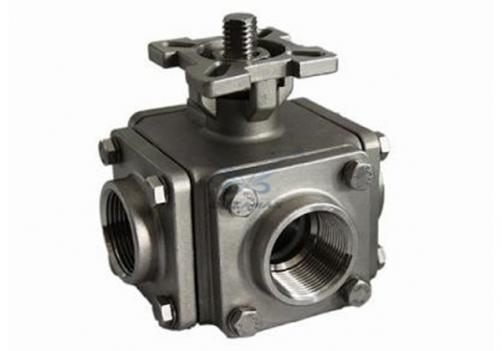 4 Way Ball Valve Threaded