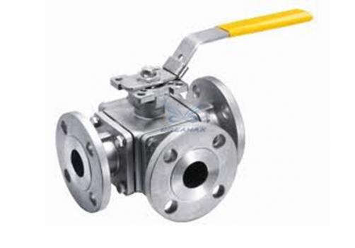 3 Way Ball Valve Flanged
