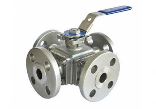 4 Way Ball Valve Flanged