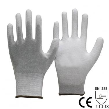 Carbon Fiber Electronic Industrial ESD Gloves- PU20.07P