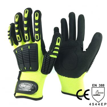 Anti-Vibration Protective Safety Work Glove-  DY1350AC-HYBLK