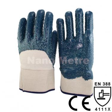 Heavy Duty Work Glove With Jersey Liner 3/4 Coated Nitrile -NBR4230-B