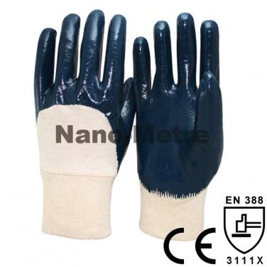 Light Duty Work Glove With Interlock Liner 3/4 Coated Nitrile - NBR1260-B