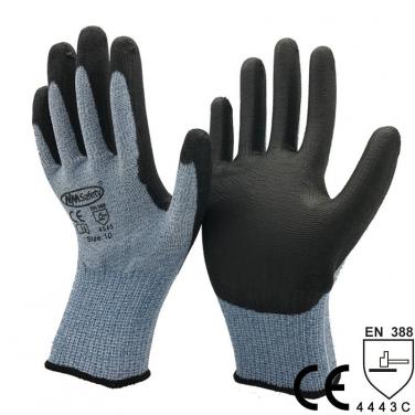 Blue Cut-Resistant Anti Abrasion Safety Work Glove- DY110-PU-HS