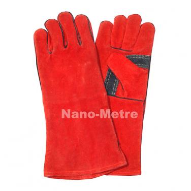 Long leather welding work gloves- CSW002