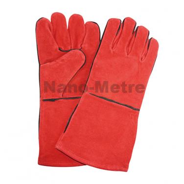 Red Cow split leather welding work gloves- CSW003