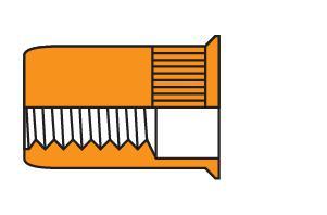 Reduce Head Round Bodyplain-UK Blind Rivet Nuts