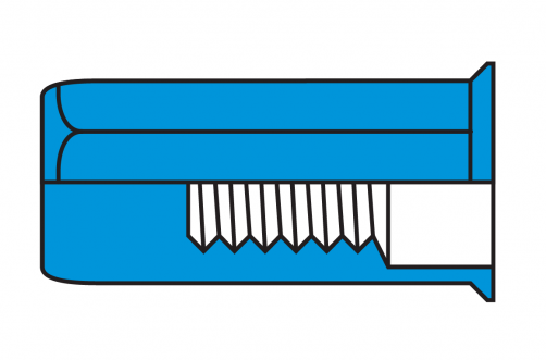 Reduce Hex Head Full-Hex Body Close End Blind Rivet Nuts