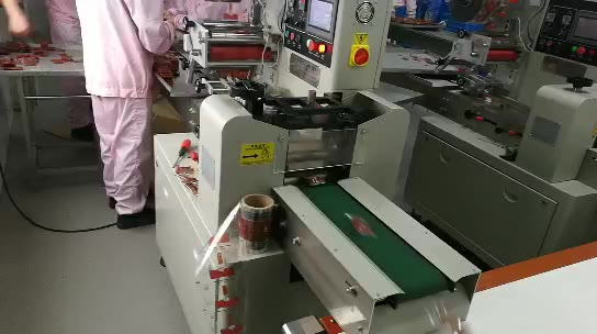 Automatic horizontal flow packing system