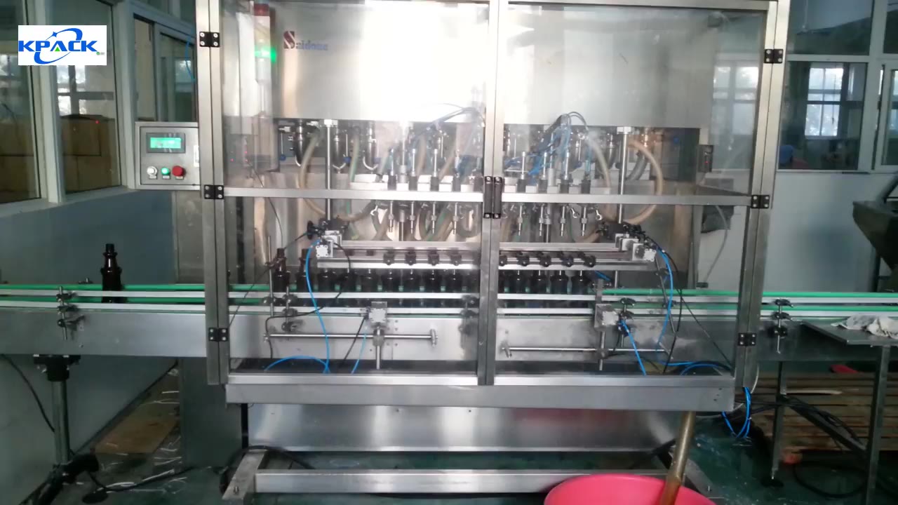 Automatic powder bottle production  line