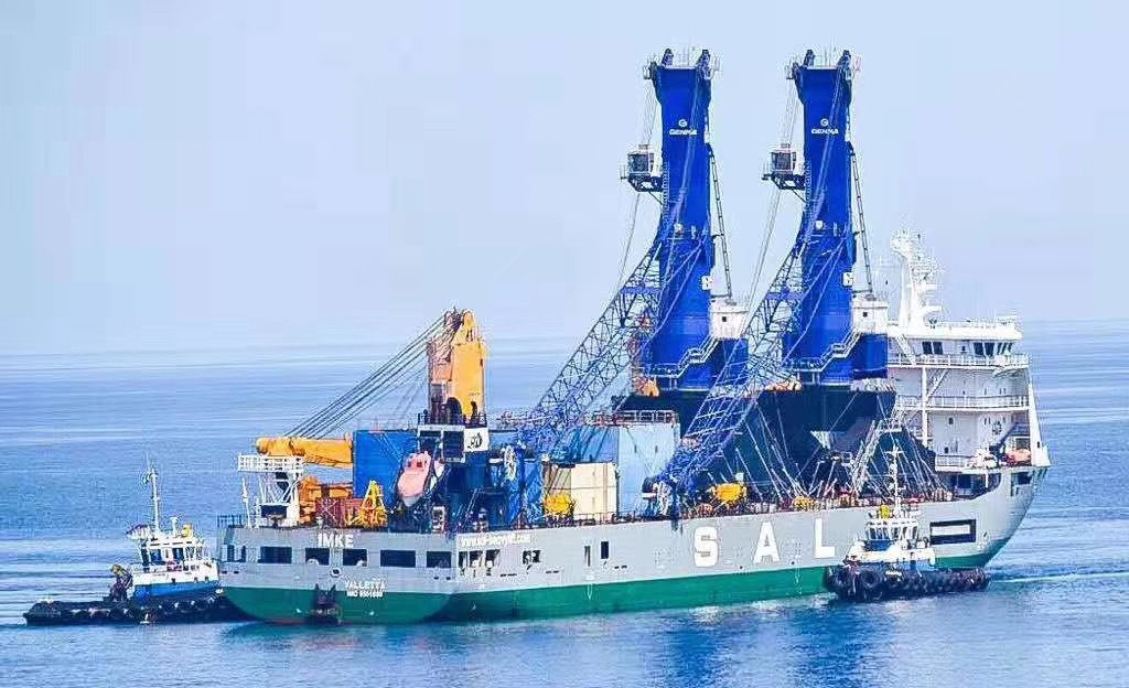 GENMA mobile harbor cranes were unveiled at Port of Acajutla