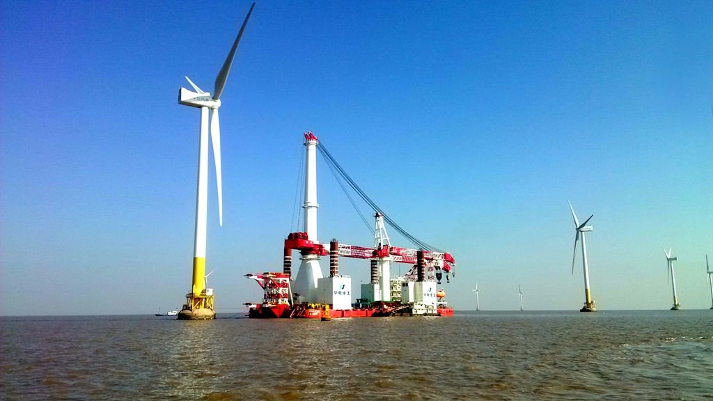 Offshore wind power rush to installation tide, GENMA products appear on CCTV