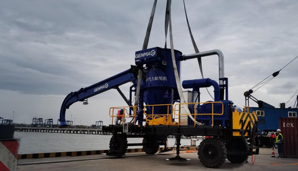 Another GENMA grain suction machine completed shipment