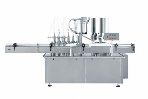 Linear Type Cough Syrup Filling Capping Machine