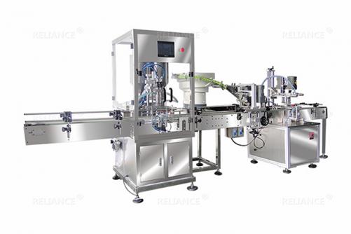 In Line Viscous Liquid Filler Machine