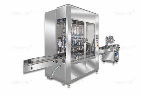 In Line Corrosive Liquid Filler Machine
