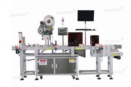 Automatic Top Side Sticker Labeler Machine