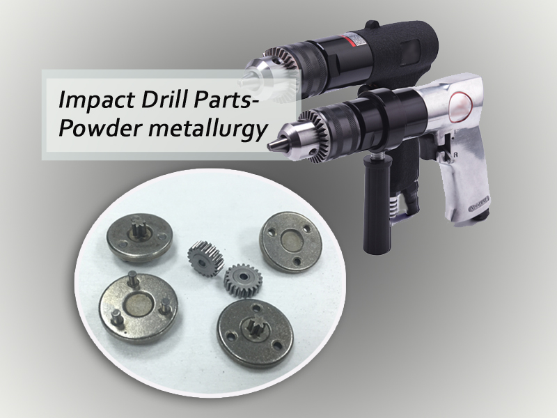 Powder metallurgy accessories for impact drill