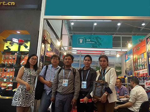 of gorcci team left for guangzhou from shanghai for 119th canton